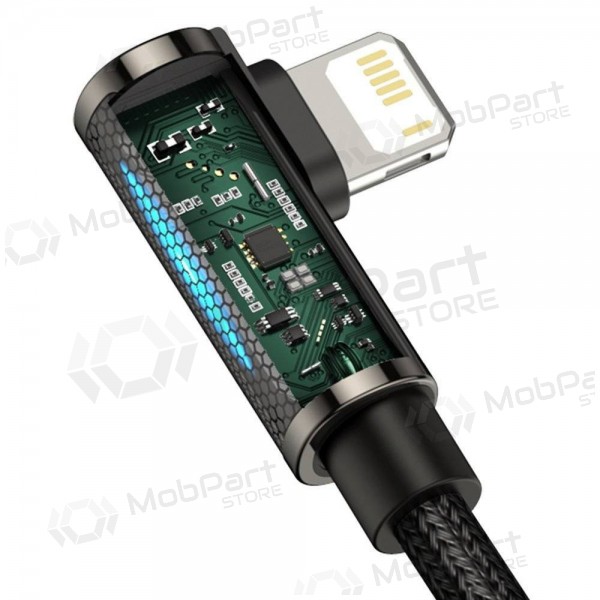 USB cabo Baseus Legend Lightning 2.4A 2.0m (preto) CALCS-A01
