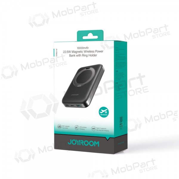 Bateria externa Power Bank Joyroom JR-PBM12 22.5W Magnetic Wireless 10000mAh preto