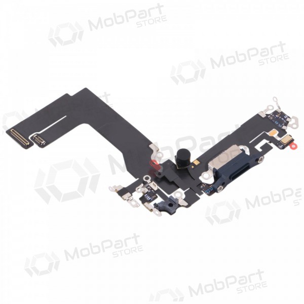 Conector de carregamento e microfone para Apple iPhone 13 mini (preto)