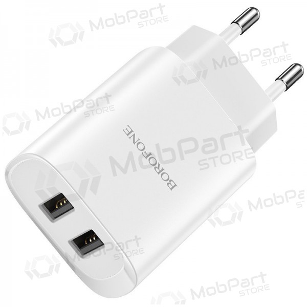 Carregador Borofone BN2 2xUSB 2.1A (branco)