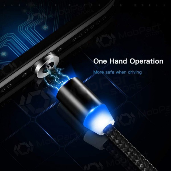 USB cabo Magnetic Lightning 1.0m (branco)