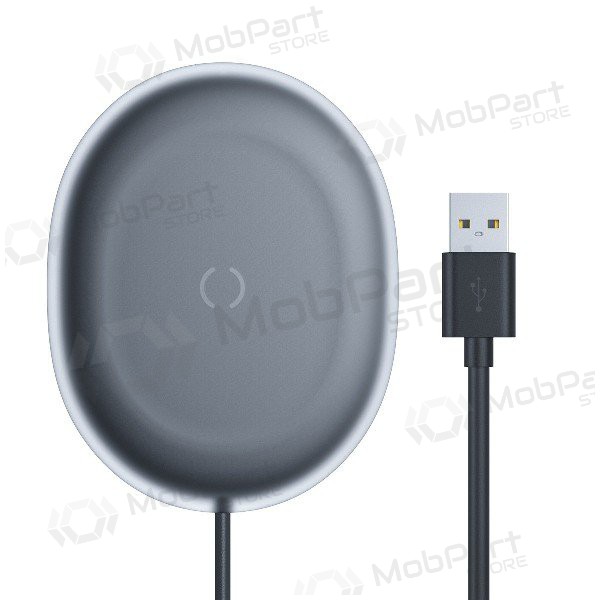 Sem fio carregador Baseus Jelly 15W (supports QI standard) (preto)