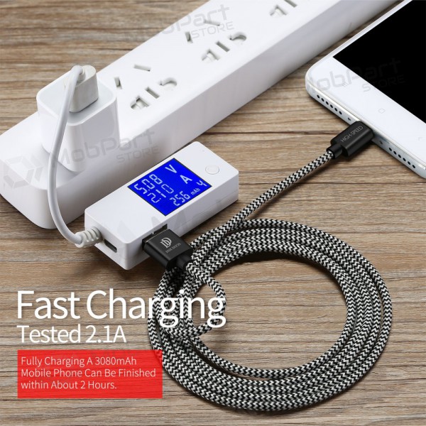 Cabo USB Dux Ducis K-ONE microUSB FastCharging 1.0m