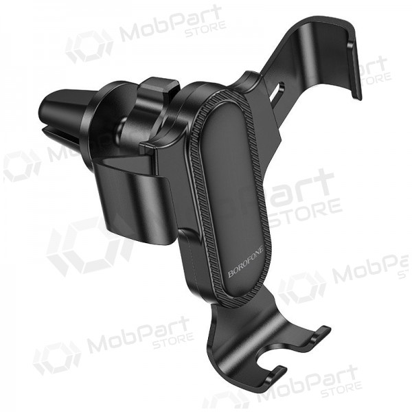 Automobilinis Universal telefono laikiklis Borofone BH74 mounted on ventilation grilles, preto