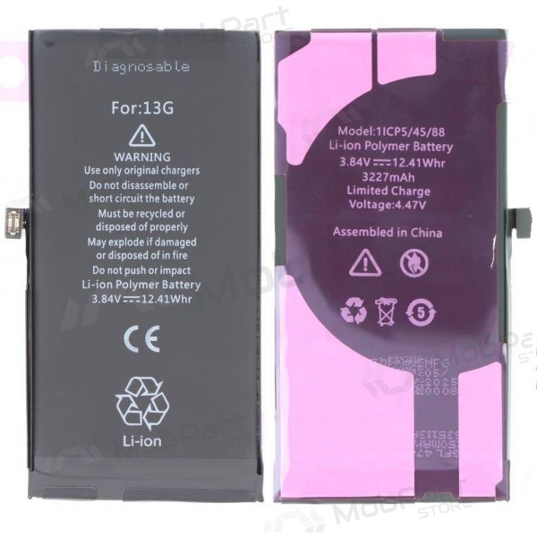 Bateria Apple iPhone 13, acumulador (No Pop-Up) (Premium)