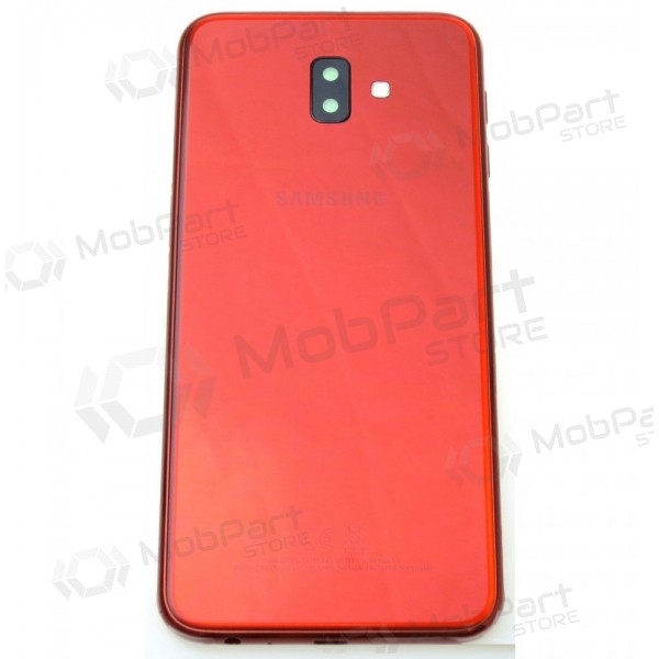 Samsung J610 Galaxy J6+ 2018 tampa traseira da bateria (vermelho)