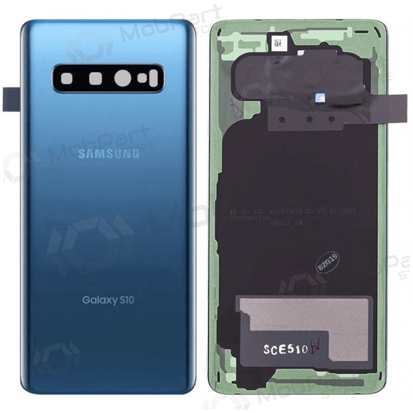 Capa traseira Samsung Galaxy S10+ (azul) (original)