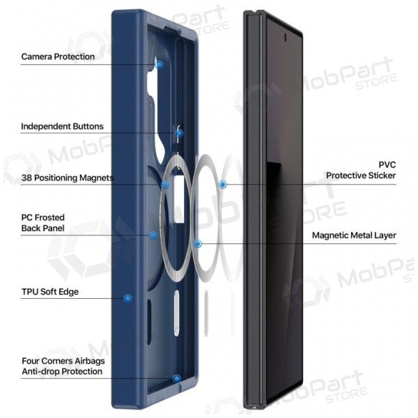 Capa Samsung Galaxy Z Fold8 Ultra - Dux Ducis Yind MagSafe (preta)