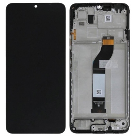 Xiaomi Redmi 13C 5G ecrã (preto) (com moldura) (original)