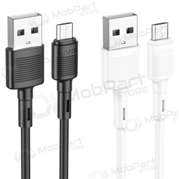 USB cabo Hoco X83 USB-A to MicroUSB 1.0m preto