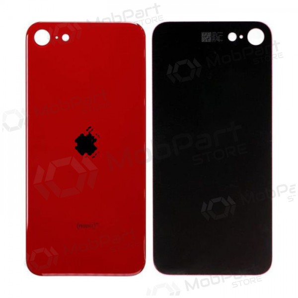 Apple iPhone SE 2020 / SE 2022 tampa traseira da bateria (vermelho) (bigger hole for camera)