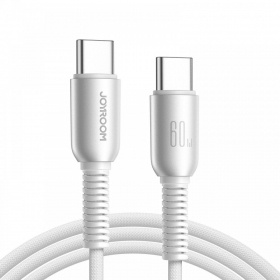 USB cabo Joyroom S-A51 USB-C to USB-C 60W 1.2m cinza