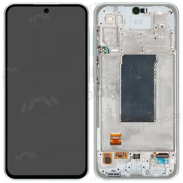 Tela Samsung Galaxy A36 (verde) (com moldura) (original)