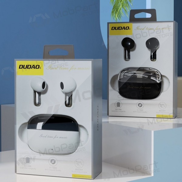 Fones de ouvido sem fio com microfone Dudao U8 Bluetooth USB-C pretos