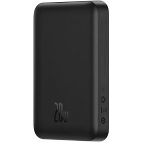 Bateria externa Power Bank Baseus Magnetic Mini Air 20W 10000mAh preto P10059001113-00