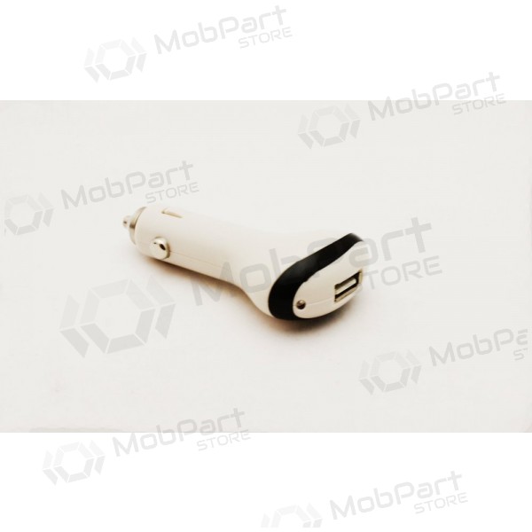 Carregador de carro (USB) (big/long) branco (0.6A)