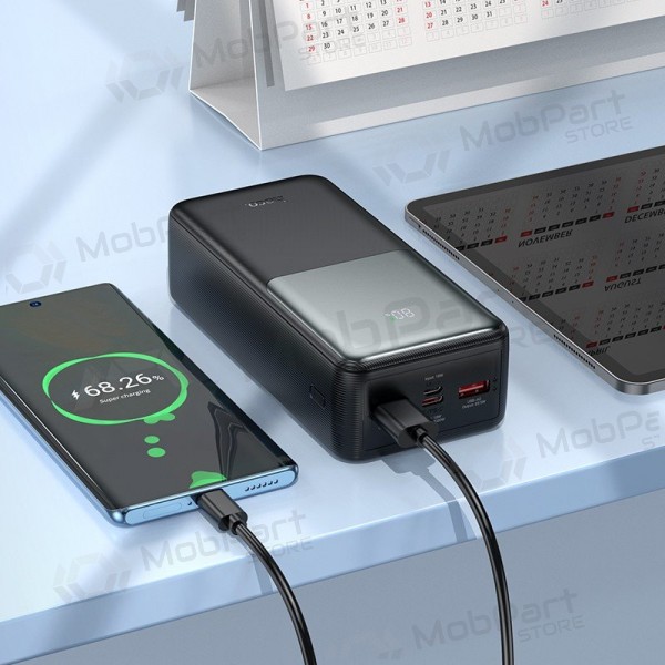Bateria externa Power Bank Hoco J136B 22.5W+PD20W 30000mAh preto