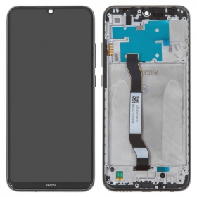 Xiaomi Redmi Note 8 / Note 8 2021 ecrã (preto) (com moldura) (original)