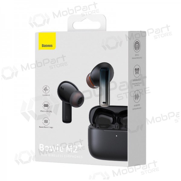 Sem fio mãos livres Baseus Bowie M2+ NGTW190001 (preto)
