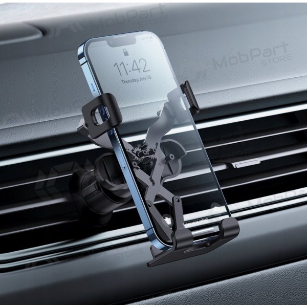 Suporte para telefone de carro Baseus mounted on ventilation grilles, magnetic, preto SUWX010001