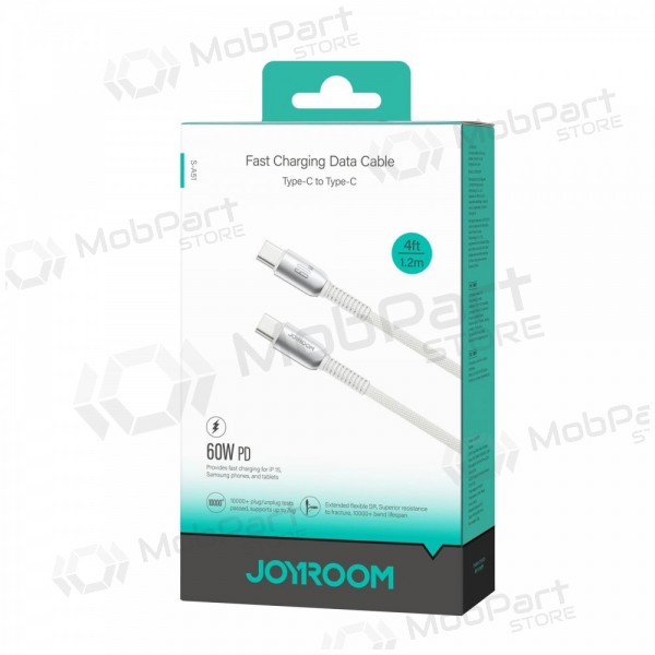 USB cabo Joyroom S-A51 USB-C to USB-C 60W 1.2m cinza