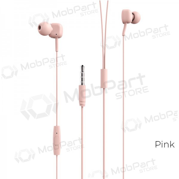 Mãos livres Borofone BM34 3,5mm (rosa)