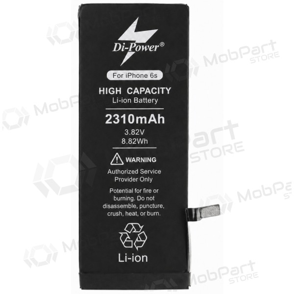 Bateria Apple iPhone 6s, acumulador Di-Power 2310 mAh (capacidade aumentada)