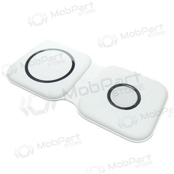 Carregador sem fio 2in1 Smart Phone, Watch (branco)