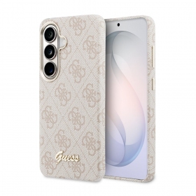 Capa Samsung Galaxy S26 - Guess PU 4G Script Metal Logo Magnetic