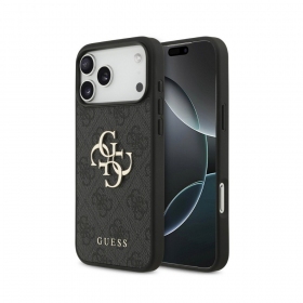 Capa para Apple iPhone 18 Pro Max - Guess PU 4G Metal Logo