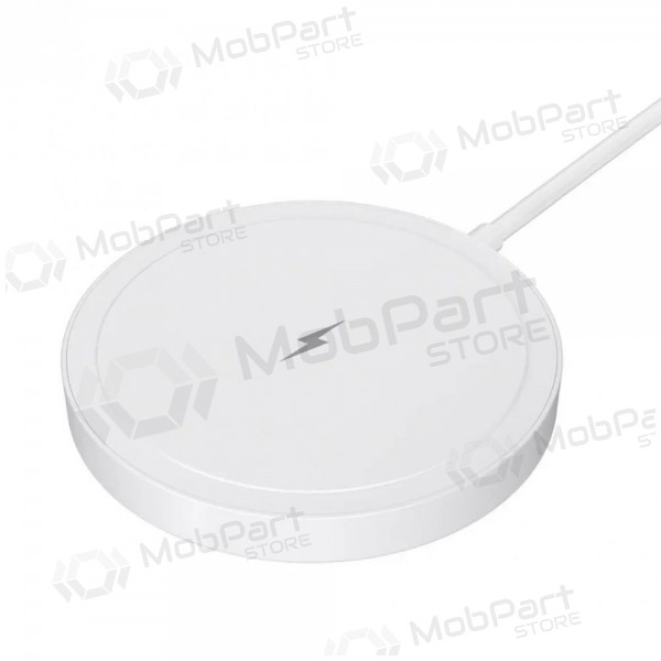 Carregador sem fio MagSafe Blue Star Charing Pad 15 W com cabo USB-C branco