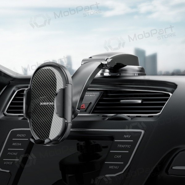 Suporte automotivo de telefone Borofone BH73 no painel, junto ao para-brisa 4.5-7.0 polegadas.