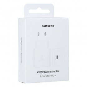 Carregador de telefone Samsung EP-T4511NWEGEU 45 W USB-C branco