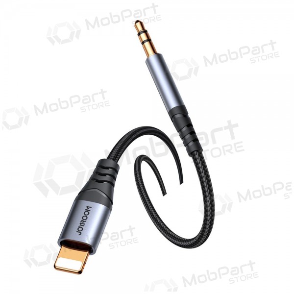 Audio cabo Joyroom SY-A06 Lightning to 3,5mm 1.2m preto