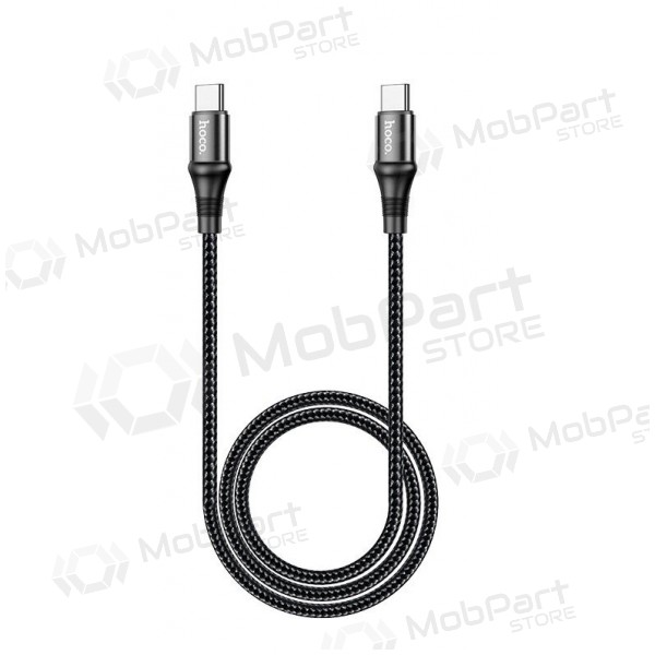 Cabo USB Hoco X50 Exquisito Tipo-C - Tipo-C 100W 1.0m (preto)