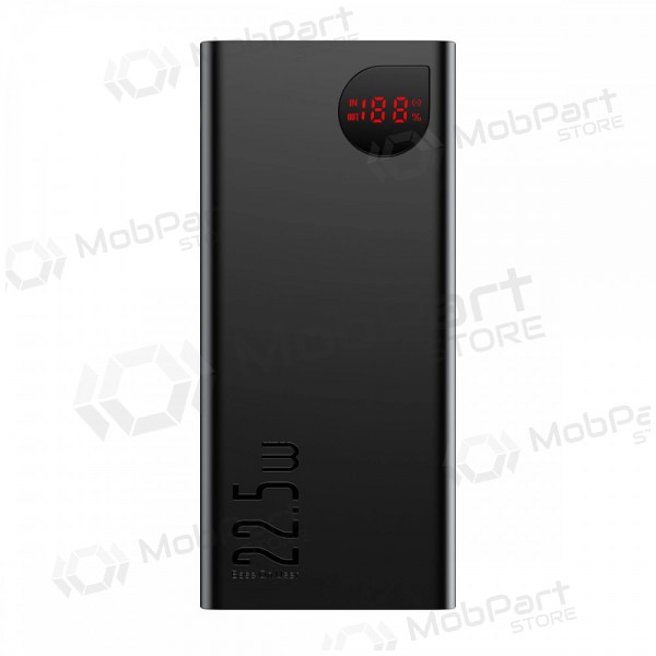Bateria externa Power Bank Baseus Adaman 22.5W 20000mAh + Type-C 0.3m preto PPAD070101