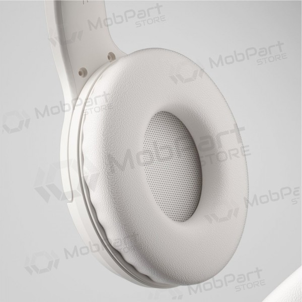 Fones de ouvido sem fio com microfone Dudao X22Pro Bluetooth USB-C brancos