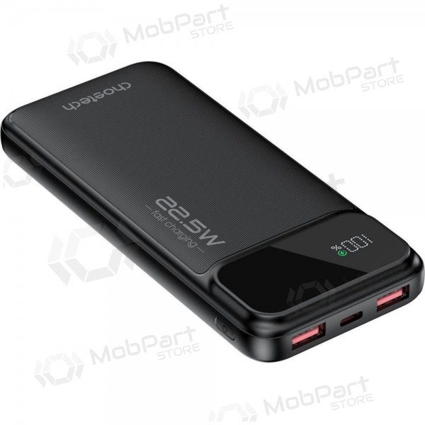 Bateria externa Power Bank Choetech B728 22.5W 10000mAh preto