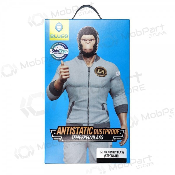 LCD apsauginis stikliukas 5D Mr. Monkey Glass (Strong Lite) Samsung A356 A35 5G/A556 A55 5G preto