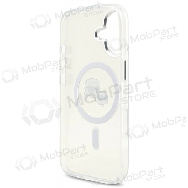 Capa para Apple iPhone 17 - Karl Lagerfeld IML K&CH Heads Metal Frame MagSafe (transparente)