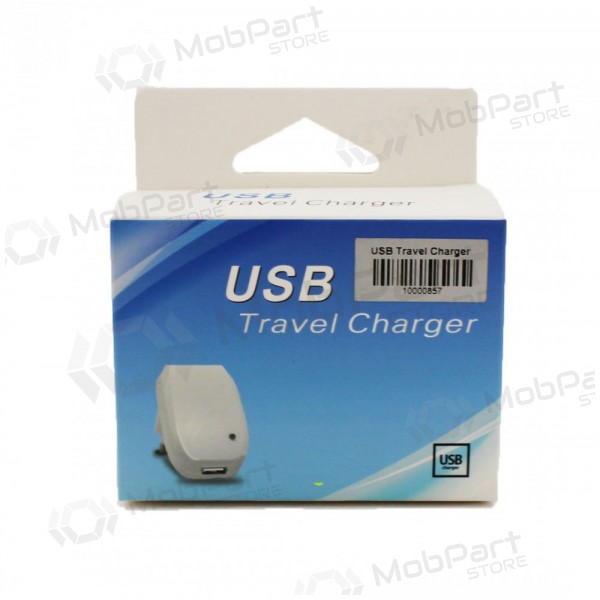 Carregador USB branco (0.5A)