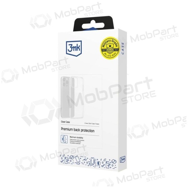 Samsung Galaxy A37 capa - 3MK Clear Case (transparente).