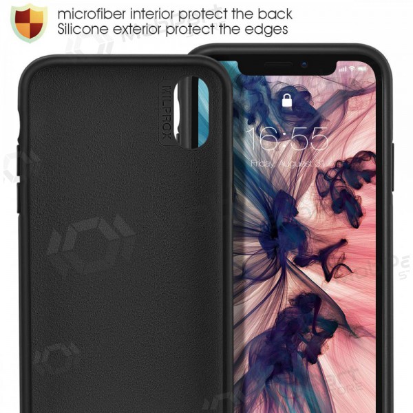 Capa Apple iPhone 12 mini - Liquid Silicone - 1.5mm (preto)