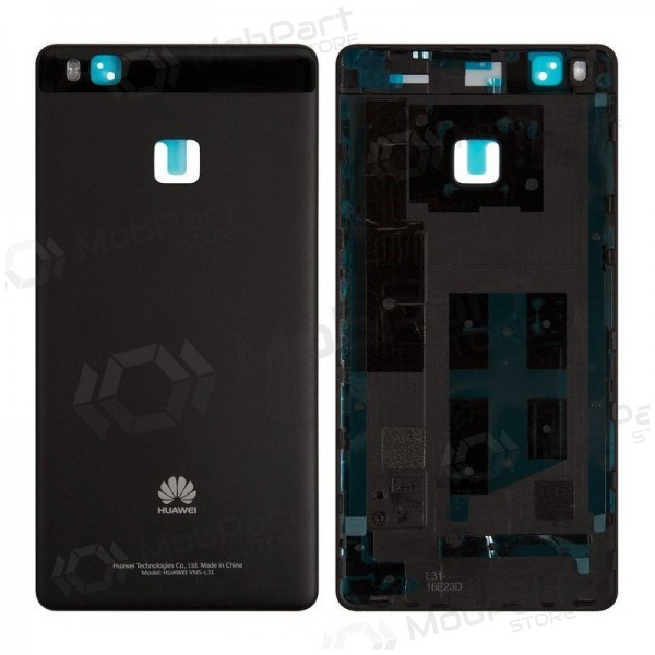 Huawei P9 Lite tampa traseira da bateria (preto) (usado grade B, original)