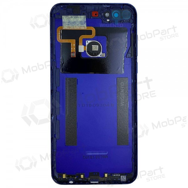 Huawei Y7 2018 tampa traseira da bateria (azul) (usado grade C, original)