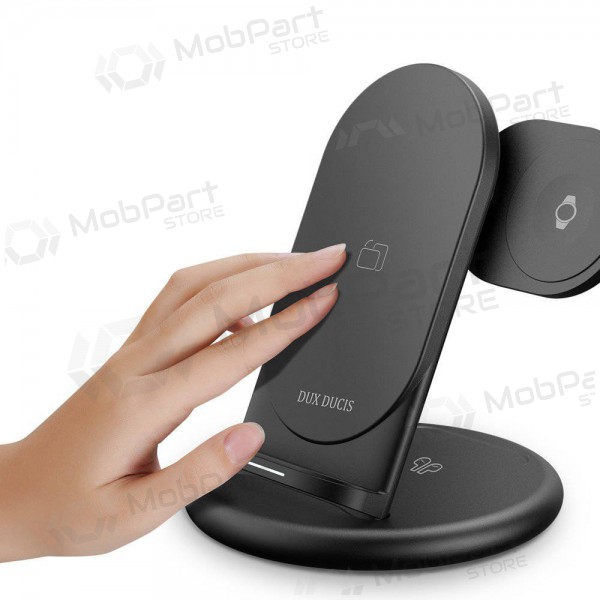 Carregador sem fio Dux Ducis C7 3in1 Phone, Apple Watch, Airpods 15W (preto)