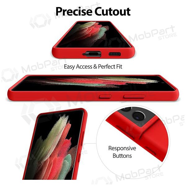 Capa Mercury Silicone Case Samsung A266 A26 5G vermelho
