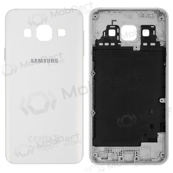 Samsung A300F Galaxy A3 tampa traseira da bateria branco (Pearl White) (usado grade A, original)