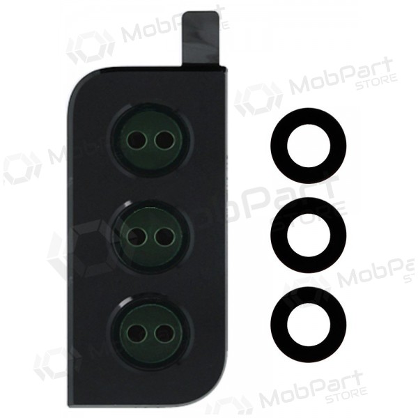 Samsung G996 Galaxy S21 Plus 5G lente vidro da câmera (preto)