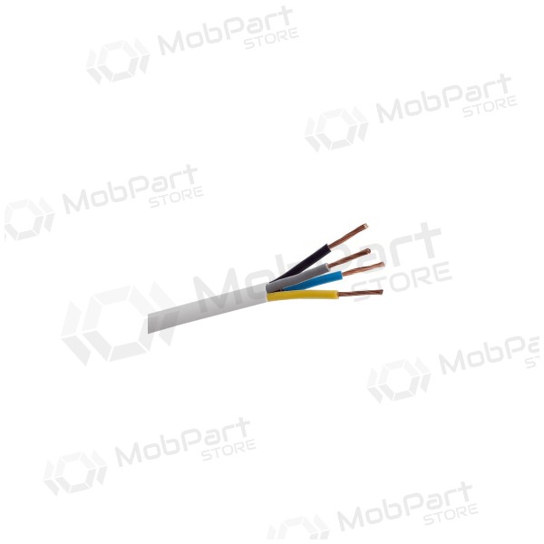 Cabo flexível Lietkabelis OMY 4x1.0 mm² de cobre PVC rolo de 100 m.